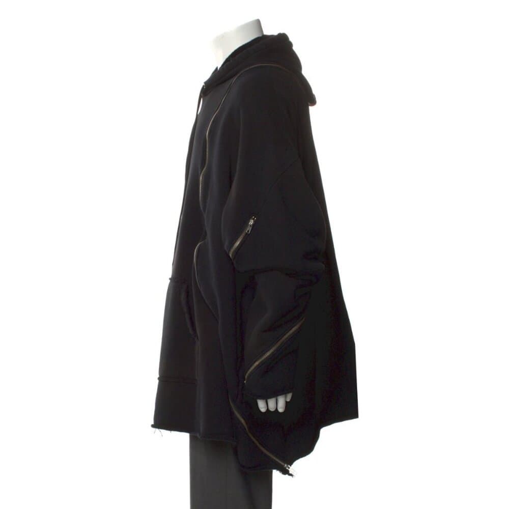 Kidill crew neck hoody with wrap around zip details. XL - Thumbnail 3