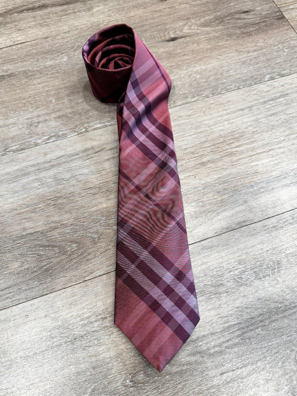 Vintage Burberry London silk tie - Thumbnail 4