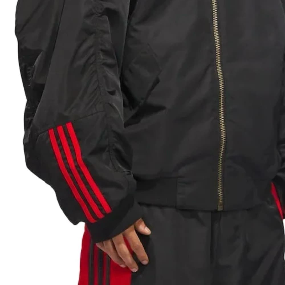 Willy Chavarria x Adidas Satin Bomber Jacket Size Large - Sold Out! - Thumbnail 4