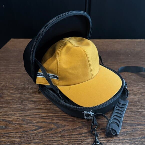 Rick Owens cap SS19 'I'm praying to the aliens' Topaz - Thumbnail 13
