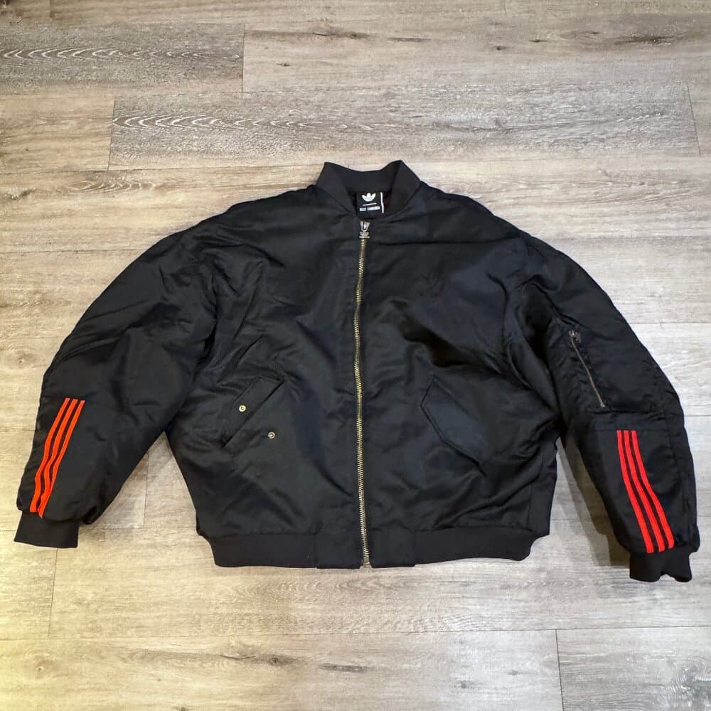 Willy Chavarria x Adidas Satin Bomber Jacket Size Large - Sold Out! - Thumbnail 6