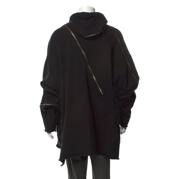 Kidill crew neck hoody with wrap around zip details. XL - Thumbnail 6