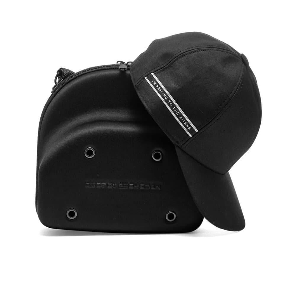 Rick Owens cap SS19 'I'm praying to the aliens' Topaz - Thumbnail 3