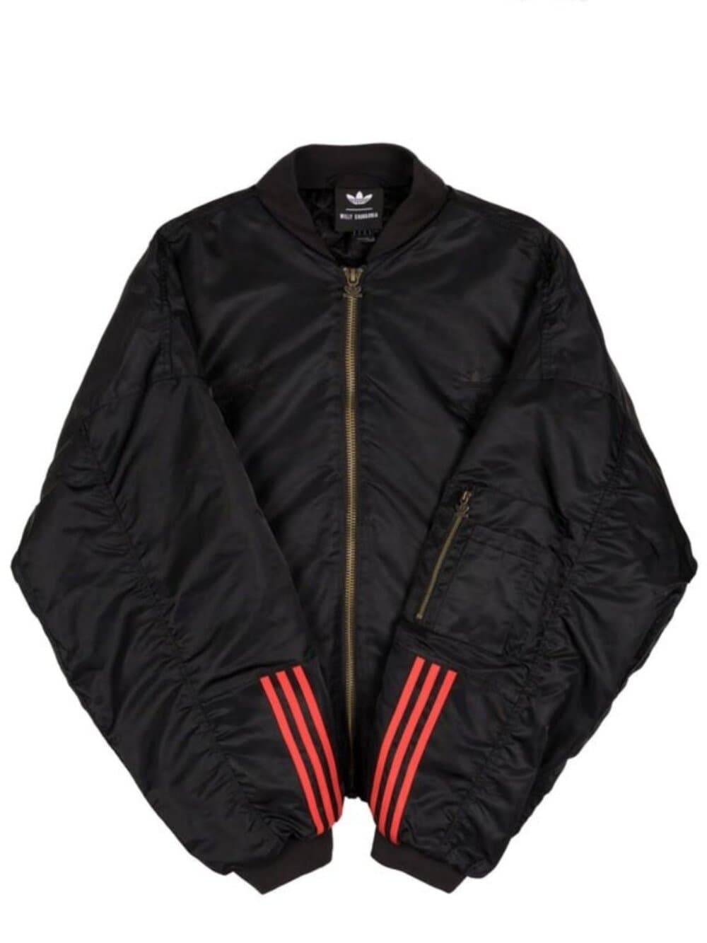 Willy Chavarria x Adidas Satin Bomber Jacket Size Large - Sold Out! - Thumbnail 3