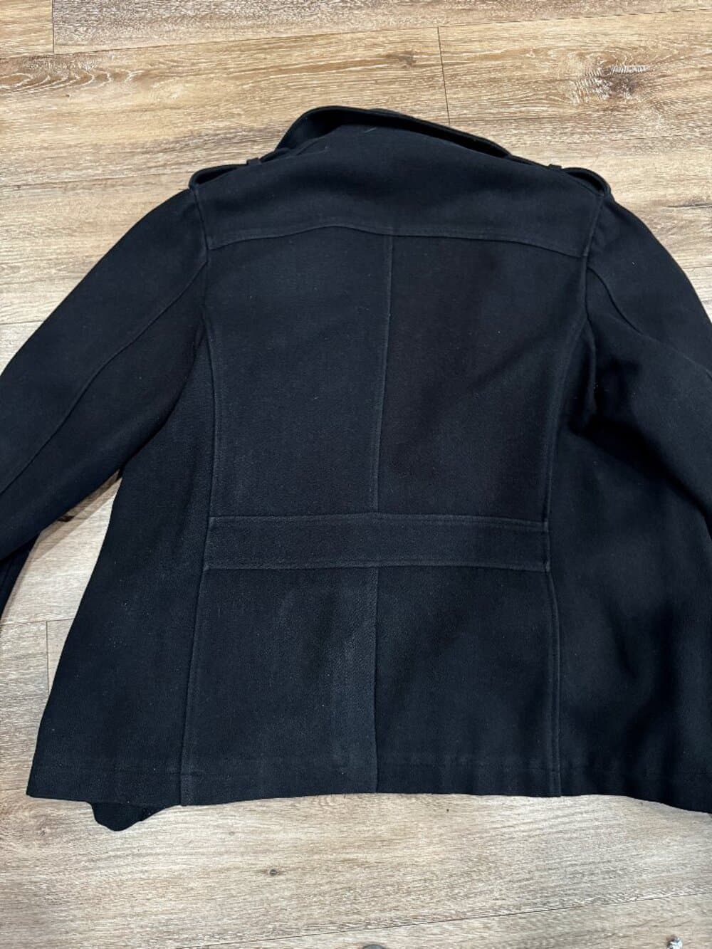 Diesel brand wool double-breasted peacoat - Thumbnail 10