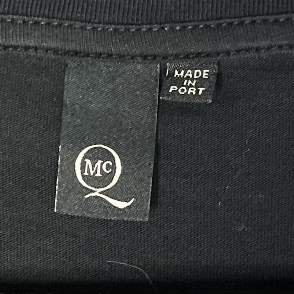 Alexander McQueen Black and White Short Sleeve Tee - Thumbnail 2