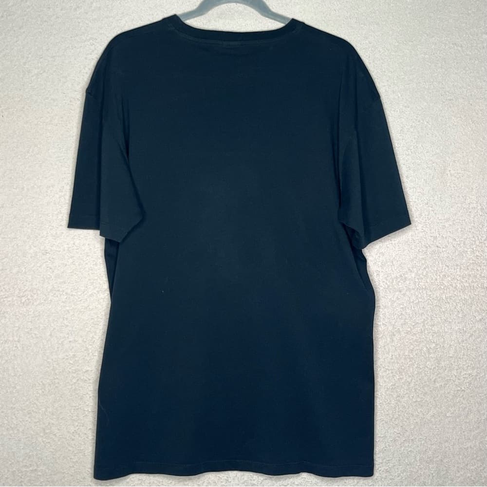 Alexander McQueen Black and White Short Sleeve Tee - Thumbnail 7