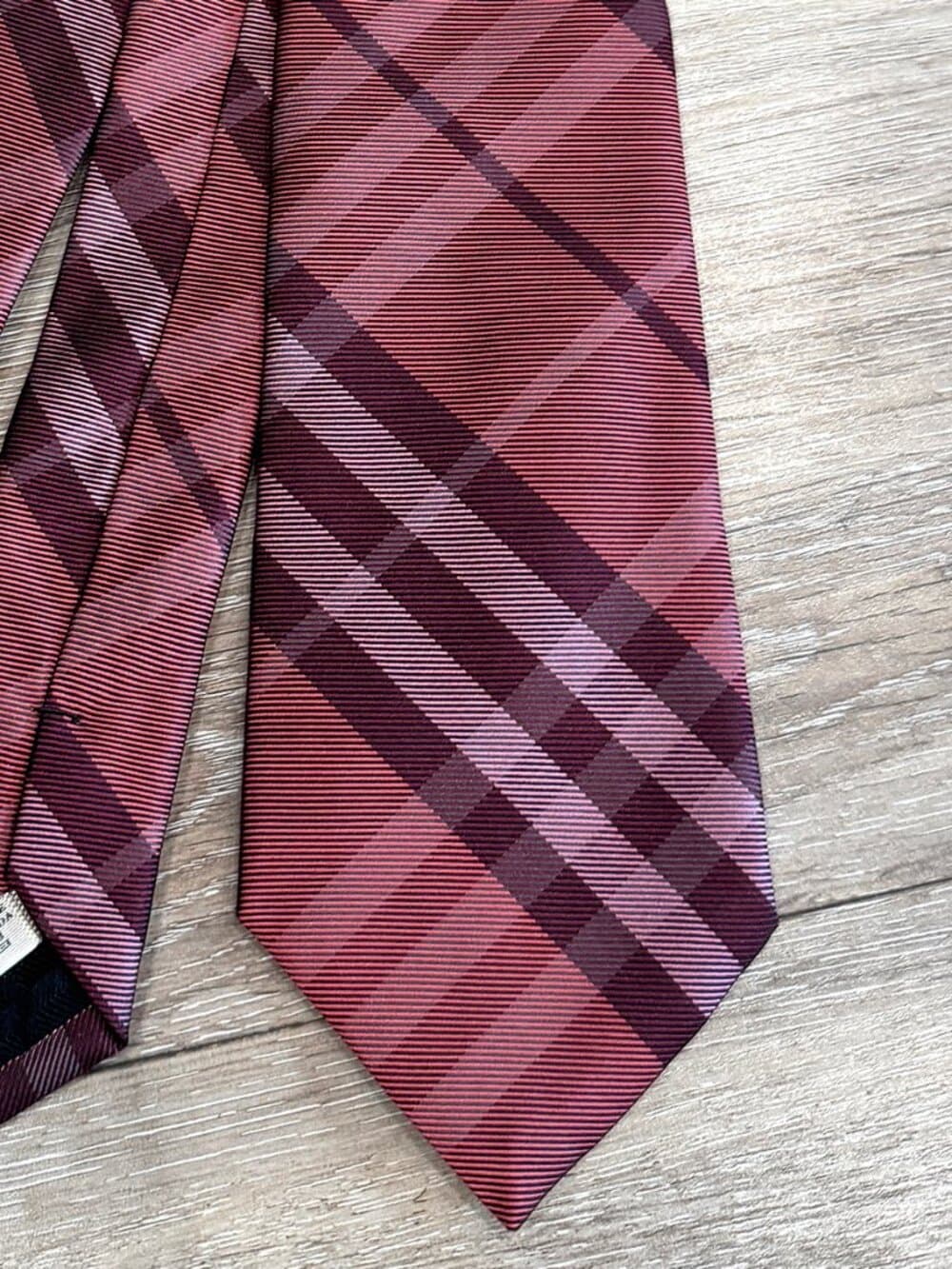 Vintage Burberry London silk tie - Thumbnail 2
