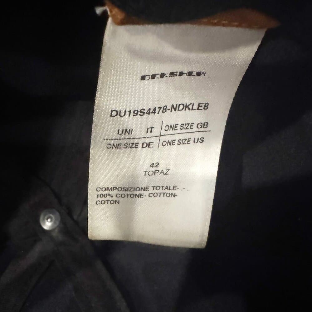 Rick Owens cap SS19 'I'm praying to the aliens' Topaz - Thumbnail 10