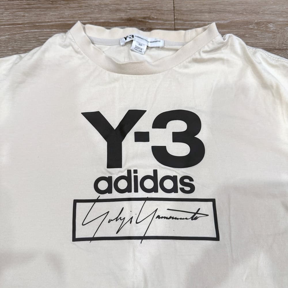 Y-3 signature logo tee... - Thumbnail 3