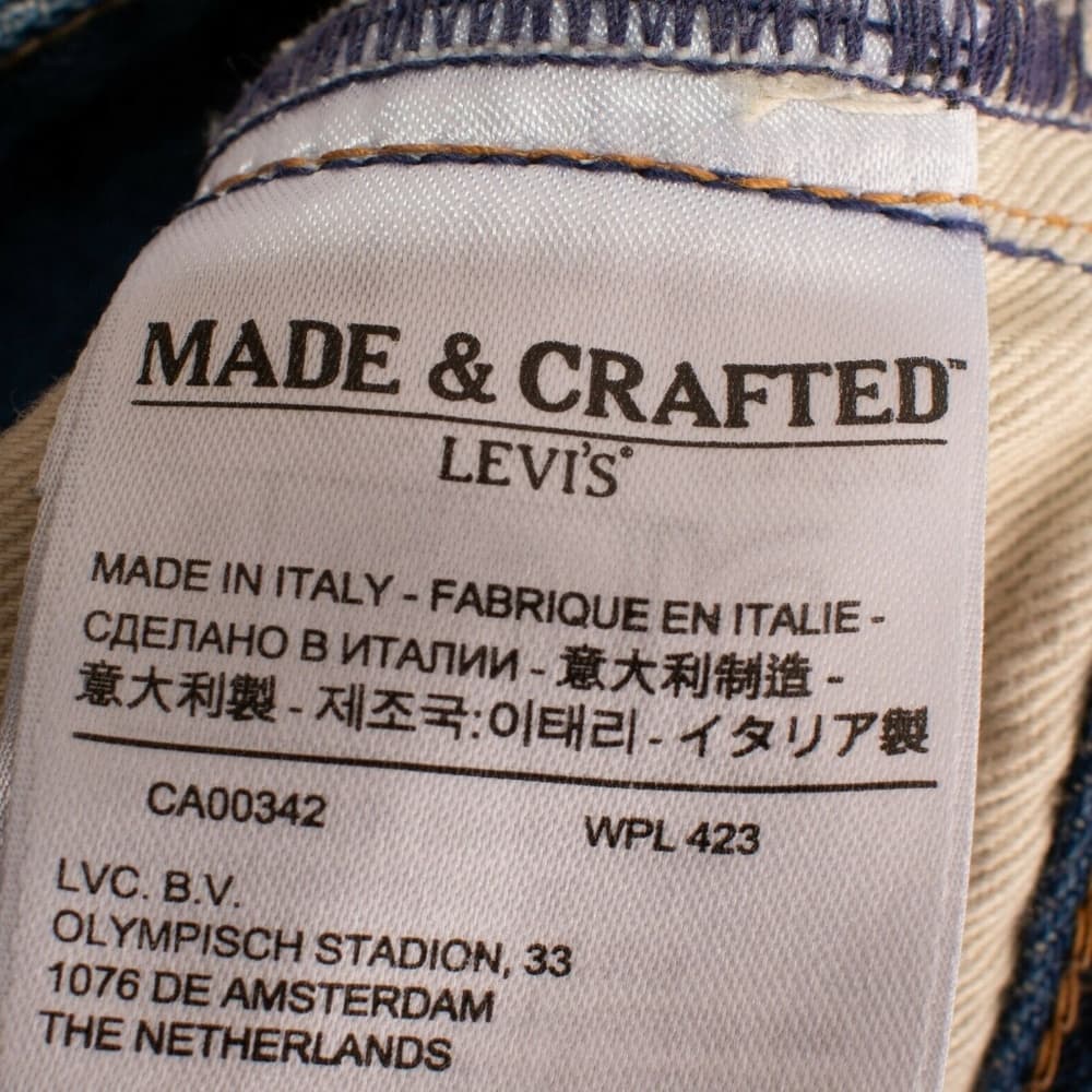 Levis Made & Crafted Ruler Straight Denim Jeans 31 - Thumbnail 3