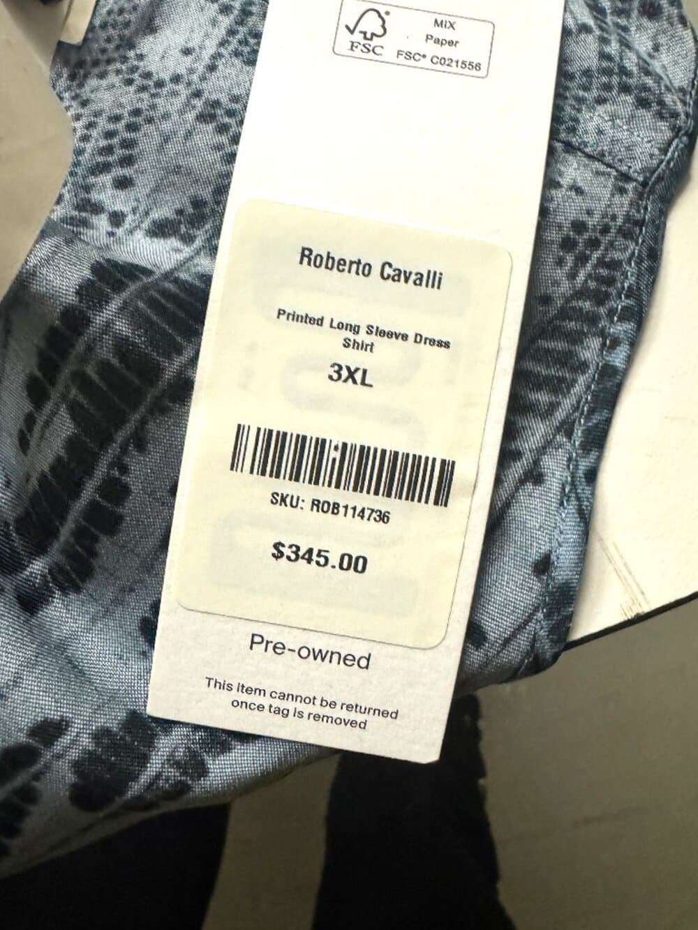 Roberto Cavalli Exotic Print Dress Shirt - Thumbnail 5