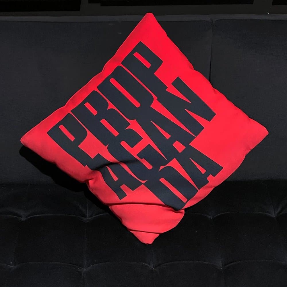 Vivienne Westwood inspired Propaganda cushion - Thumbnail 7