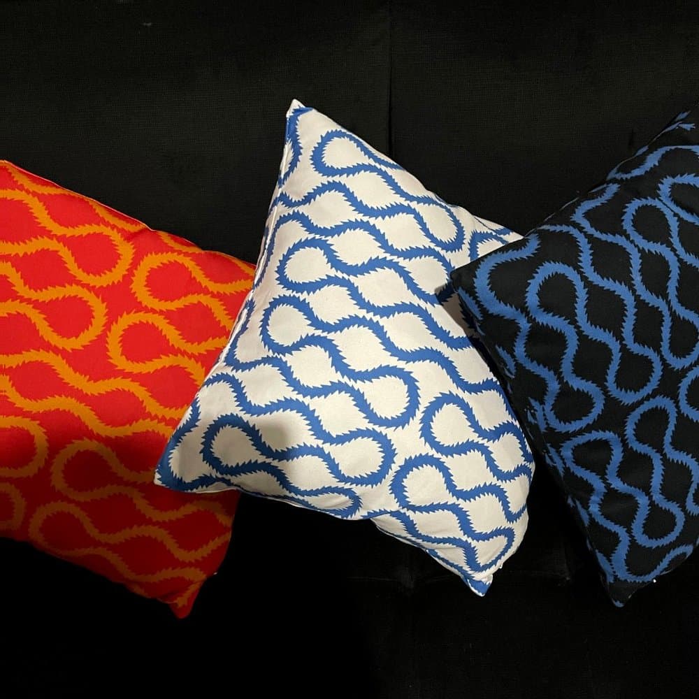Vivienne Westwood inspired Keith Haring Witches cushion cover - Thumbnail 5
