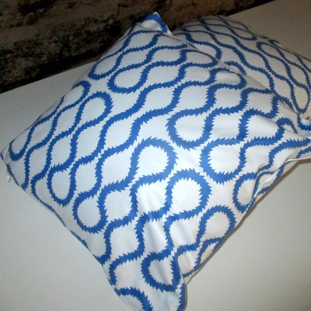 Custom Vivienne Westwood Squiggle inspired cushion - Thumbnail 2