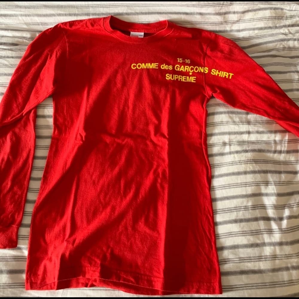 Supreme x Comme Des Garcons Collab long sleeve - Thumbnail 4