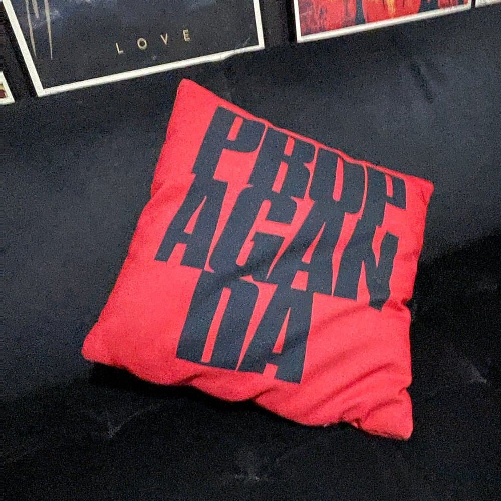 Vivienne Westwood inspired War and Peace cushions - Thumbnail 4