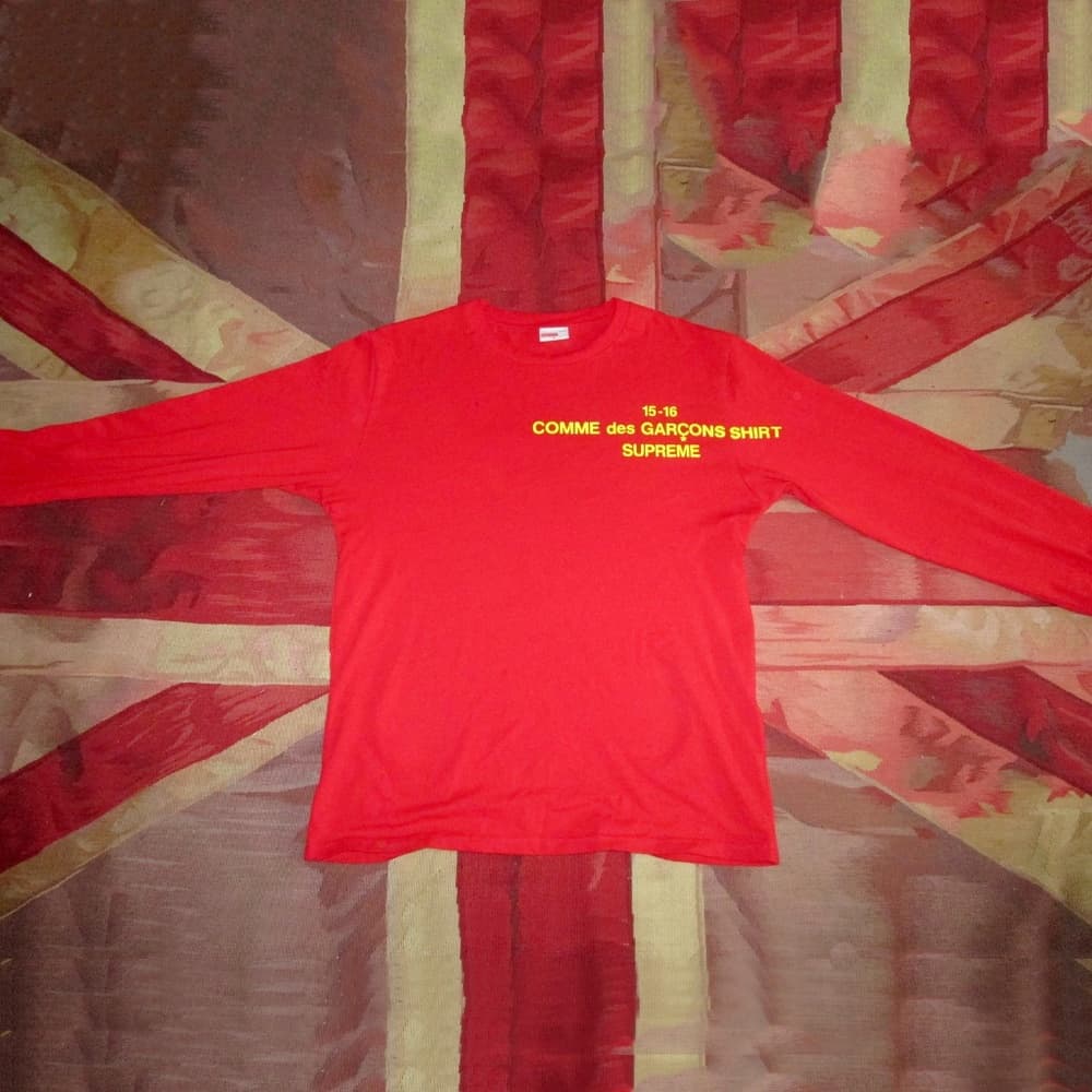 Supreme x Comme Des Garcons Collab long sleeve - Thumbnail 3