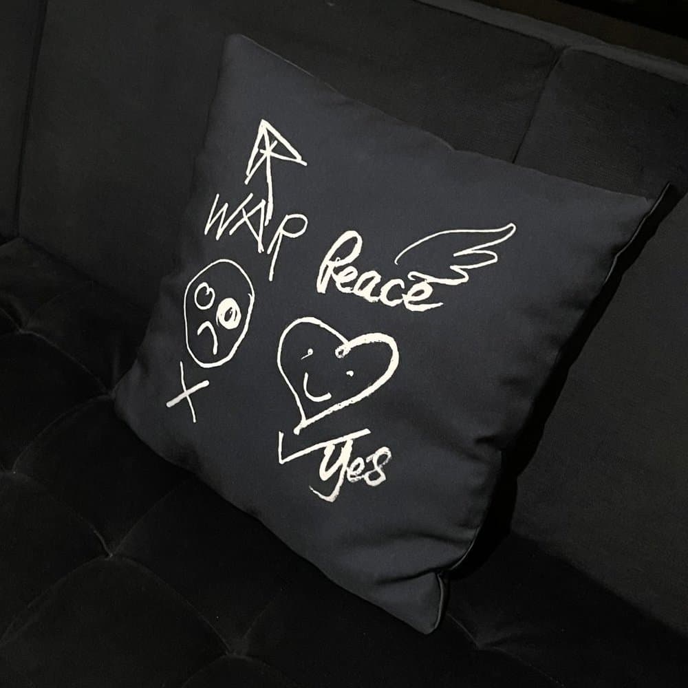Vivienne Westwood inspired War and Peace cushions - Thumbnail 2
