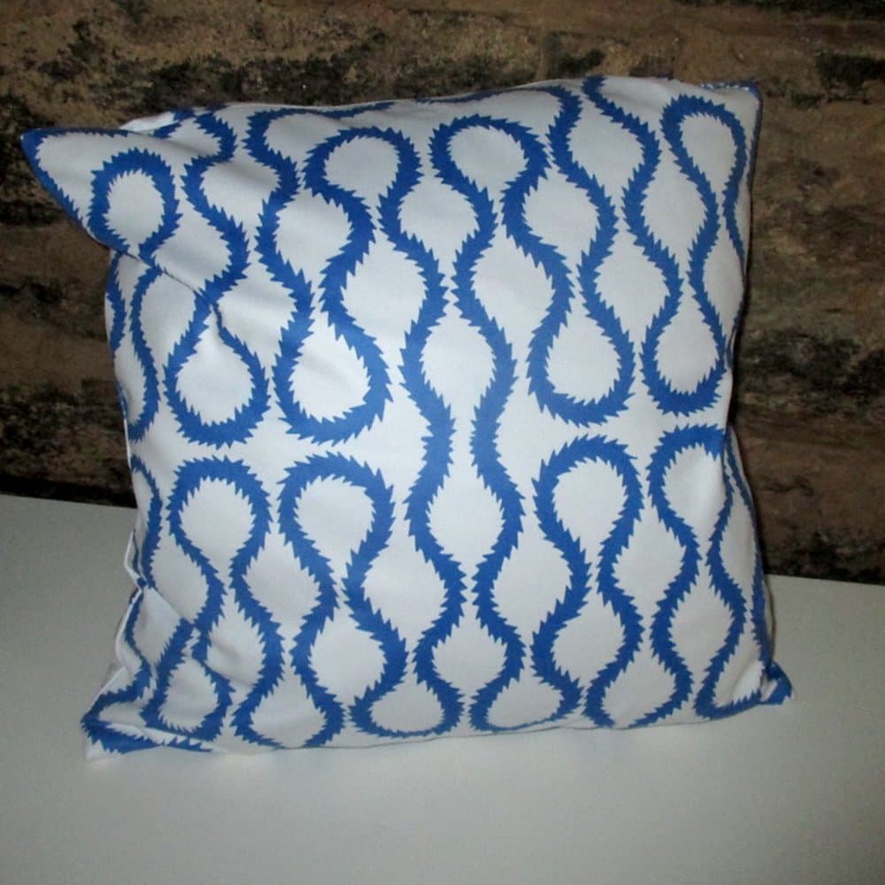 Custom Vivienne Westwood Squiggle inspired cushion - Thumbnail 5