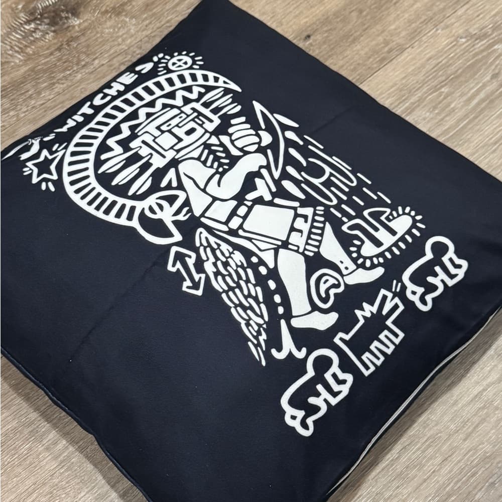 Vivienne Westwood inspired Keith Haring Witches cushion cover - Thumbnail 2