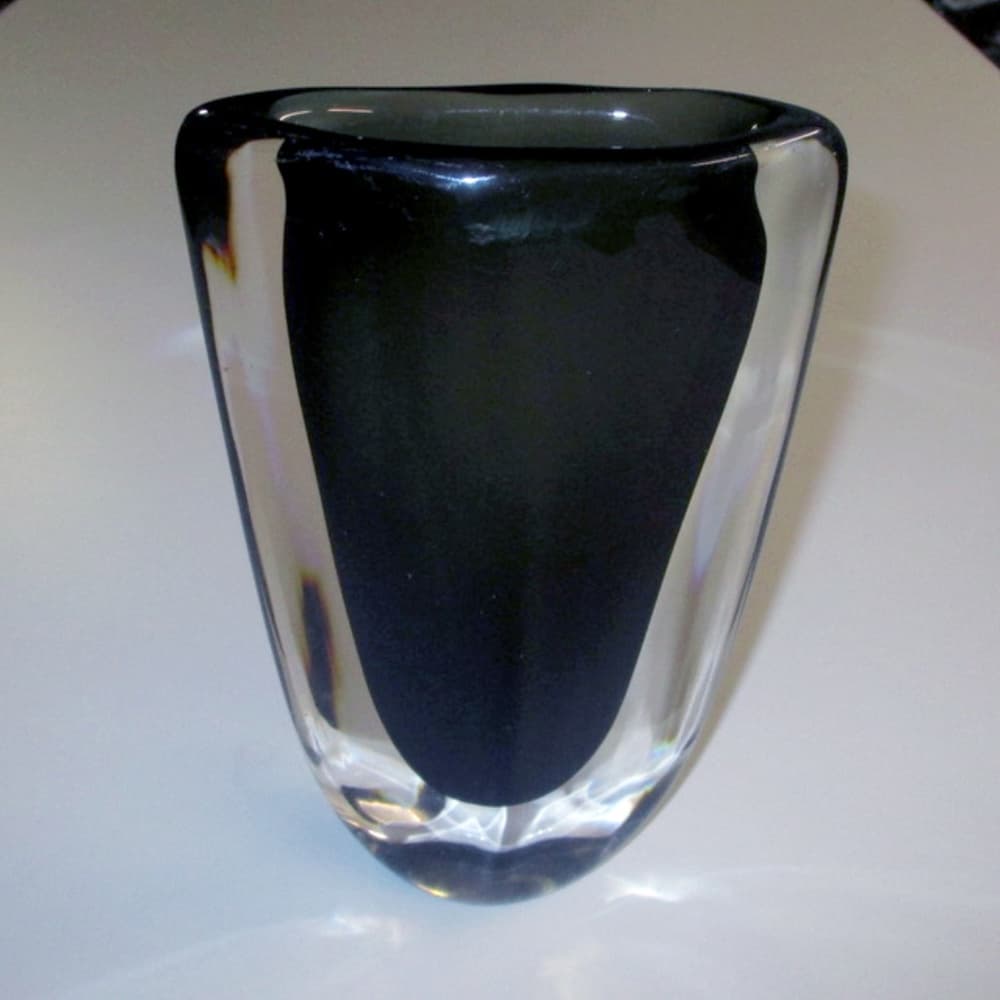 Danish Modern vintage Leaded Crystal Vase - Thumbnail 8