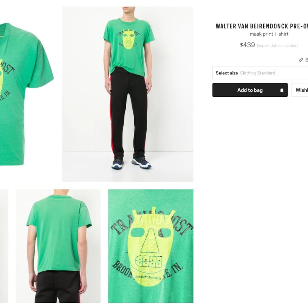 RARE - Walter Van Beirendonck DIY Gimp mask T - XL - Thumbnail 7