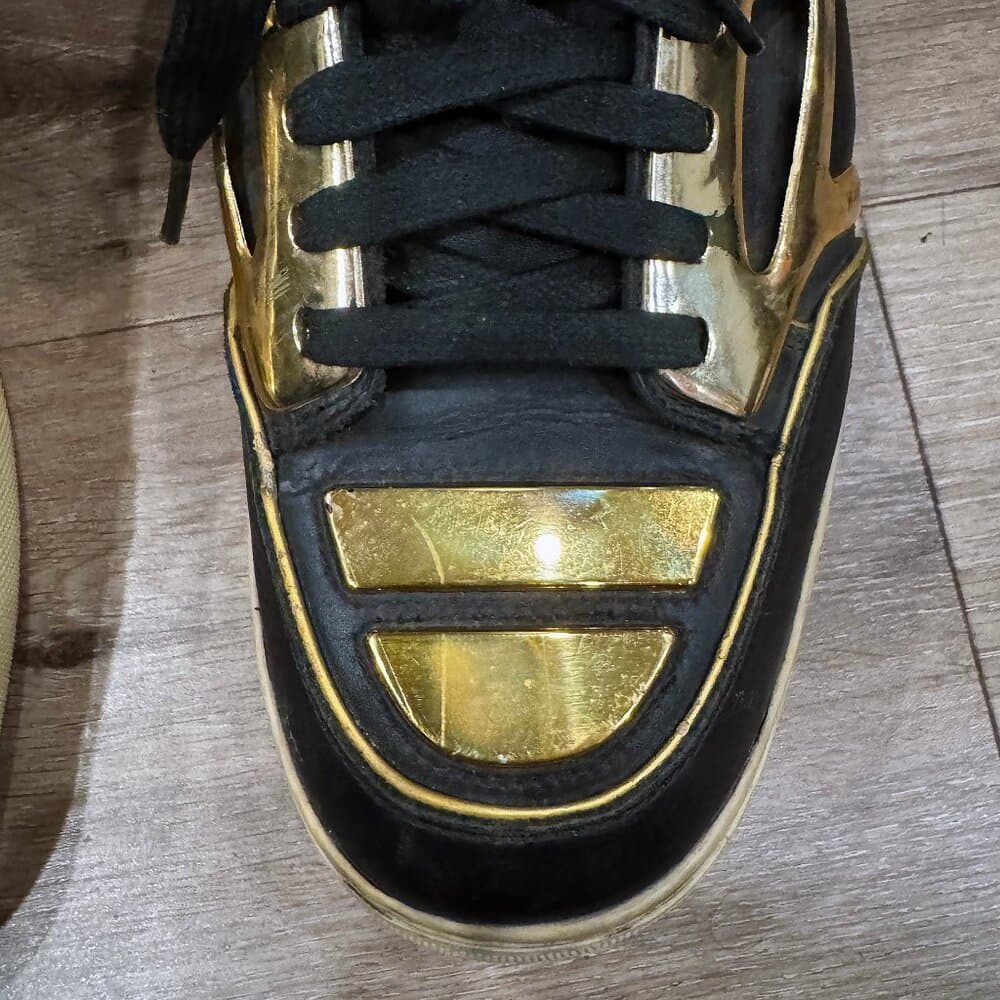 Alejandro Ingelmo Tron high-top - Black and Gold - Size 11 - Thumbnail 3