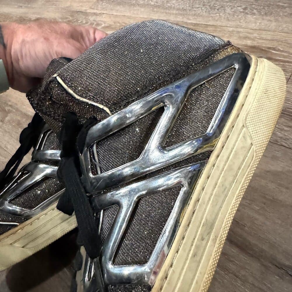 Alejandro Ingelmo Tron high-top - Gold Irride - Size 11 - Thumbnail 4