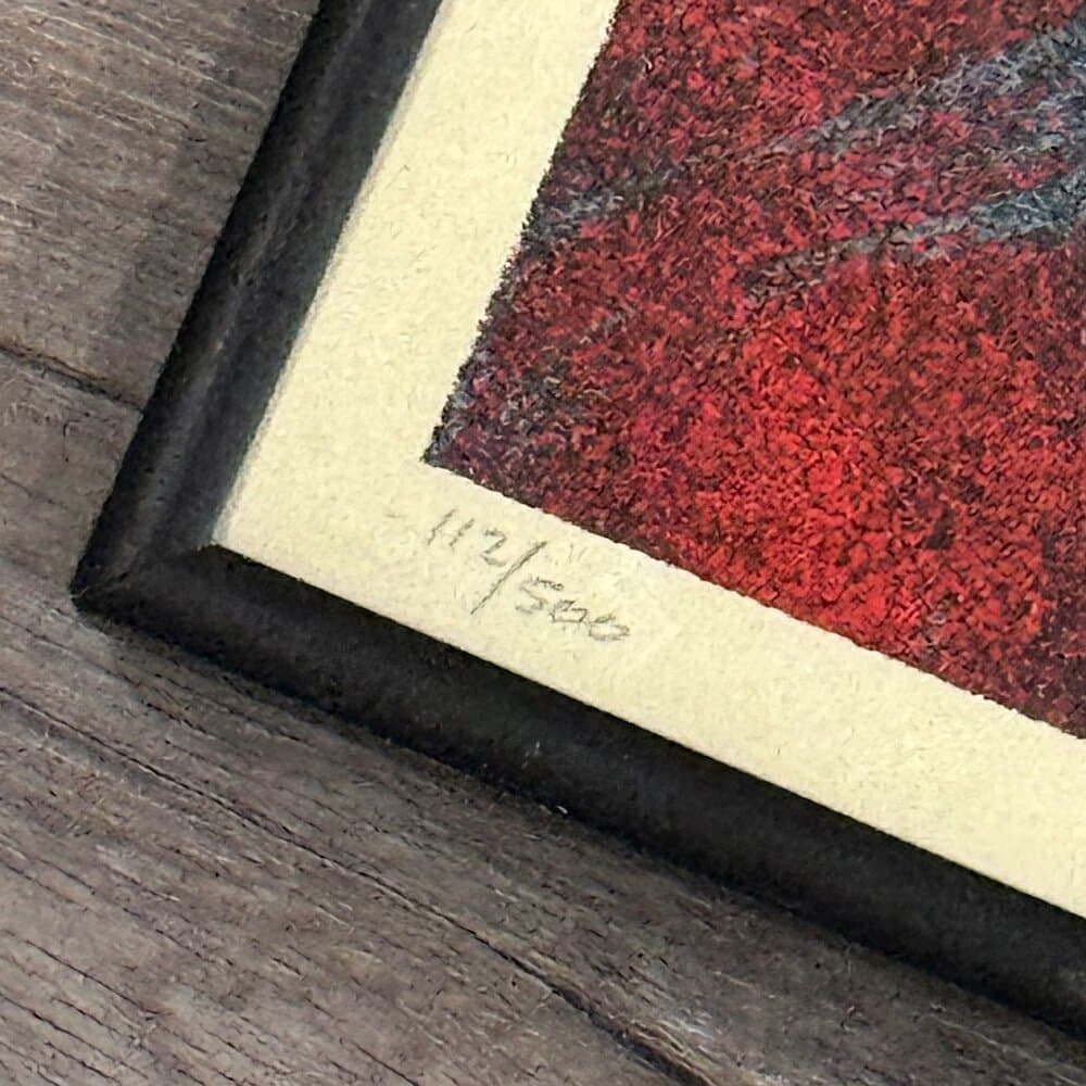 Signed Shepard fairy original The Tranquility of Solitude (Paul Weller) 2025 - Thumbnail 6