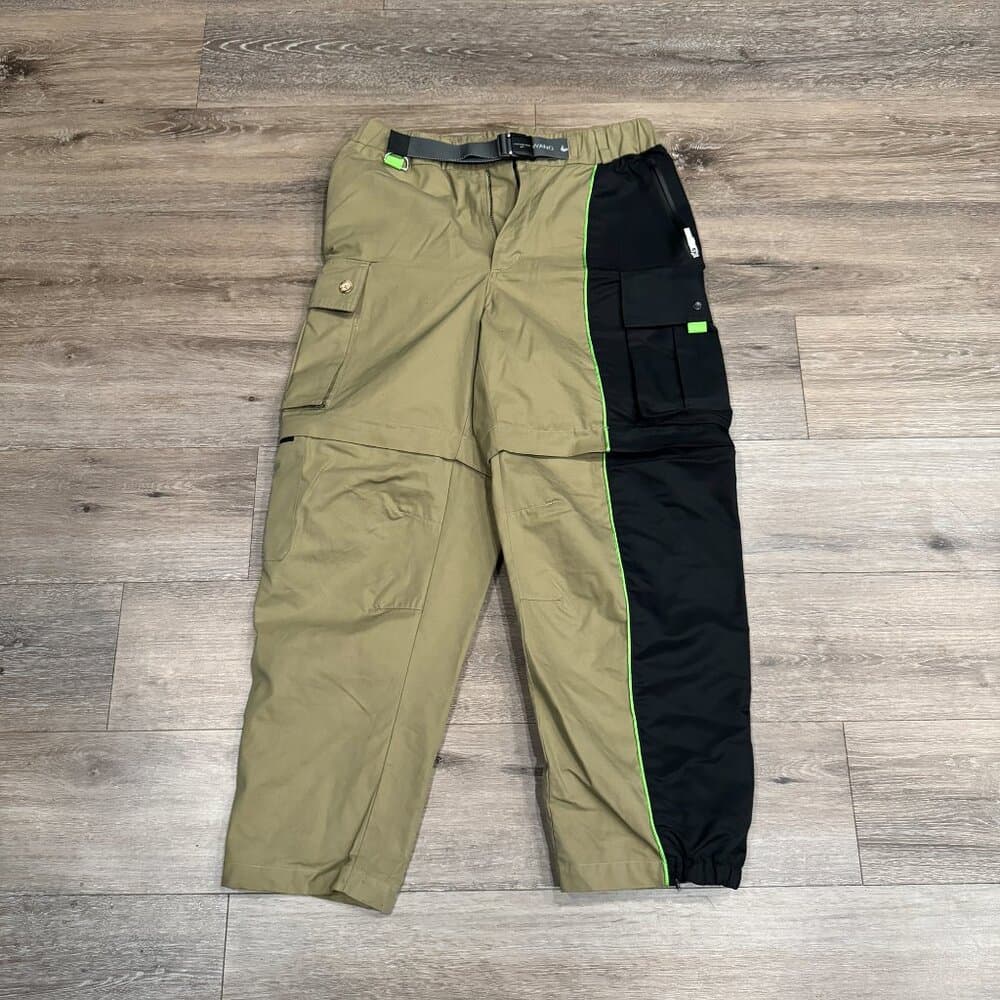 Nike Pro x Feng Chen Wang Cargo Pants in Khaki/Black. size M - Thumbnail 4