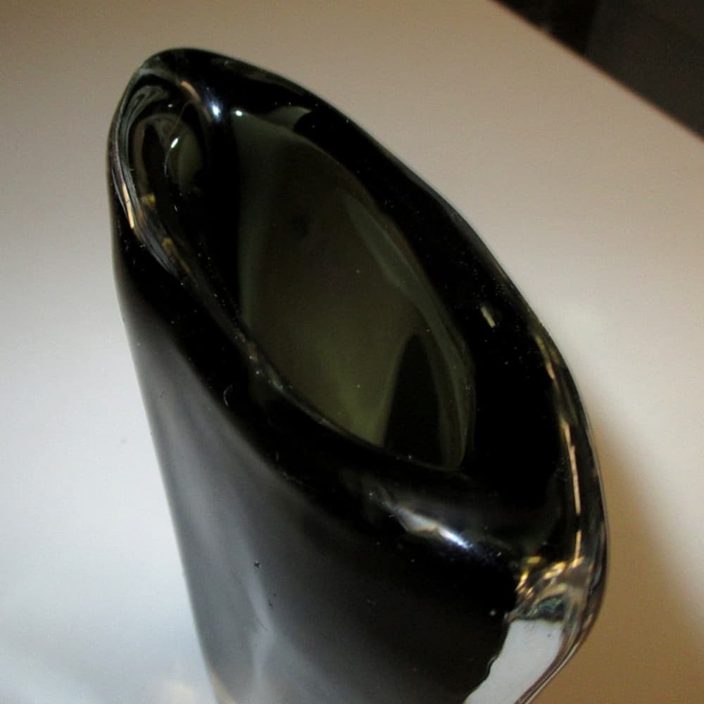 Danish Modern vintage Leaded Crystal Vase - Thumbnail 5