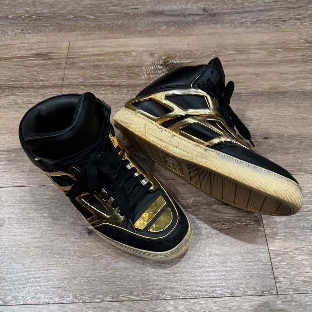 Alejandro Ingelmo Tron high-top - Black and Gold - Size 11 - Thumbnail 2