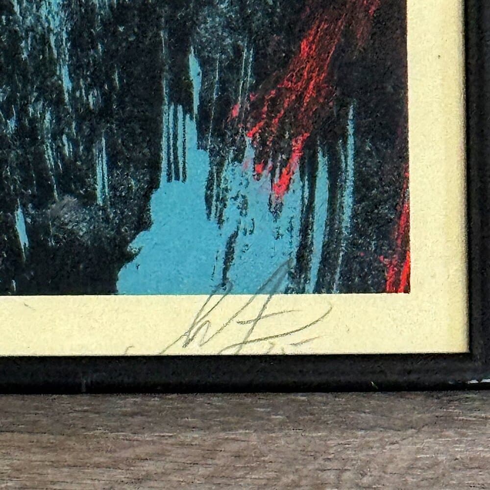 Signed Shepard fairy original The Tranquility of Solitude (Paul Weller) 2025 - Thumbnail 4