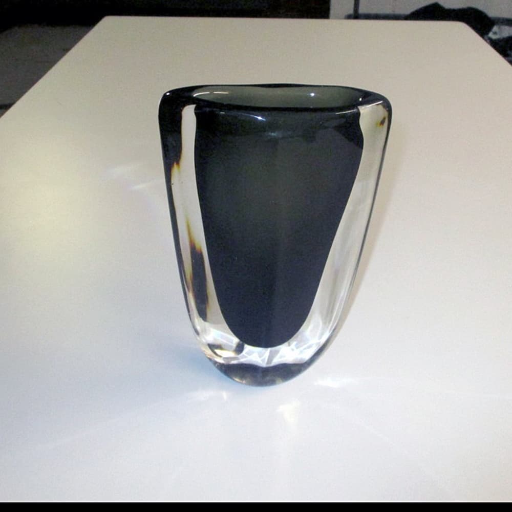 Danish Modern vintage Leaded Crystal Vase - Thumbnail 3