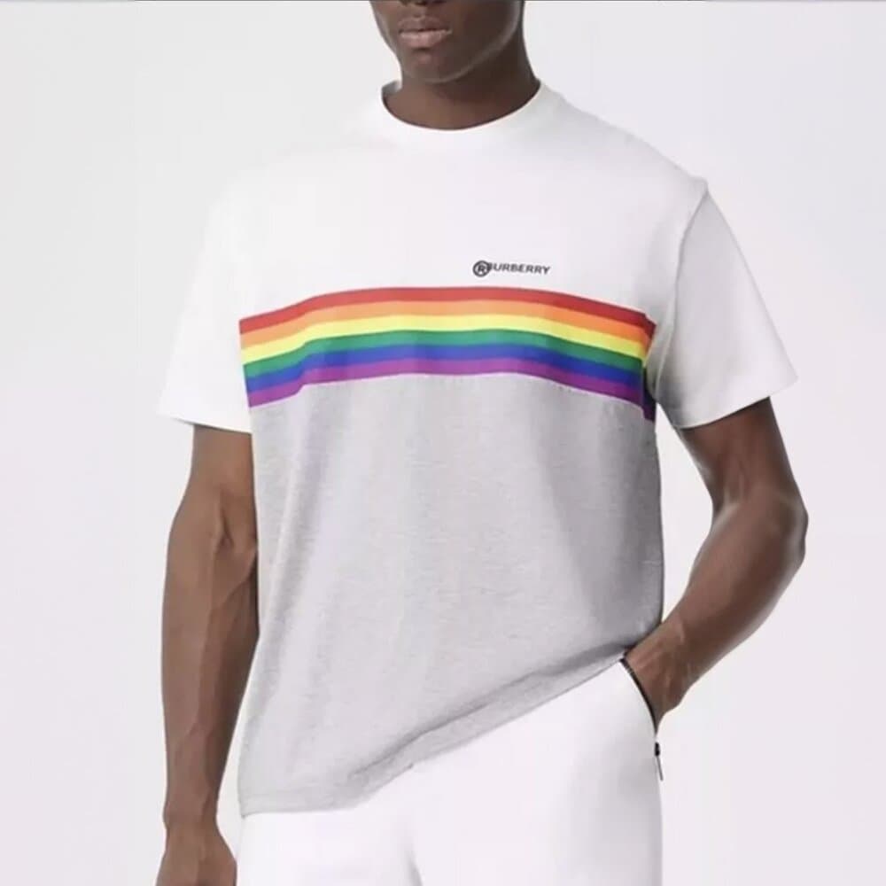 Burberry Riccardo Tisci rainbow 🌈 Unisex T shirt - Thumbnail 3