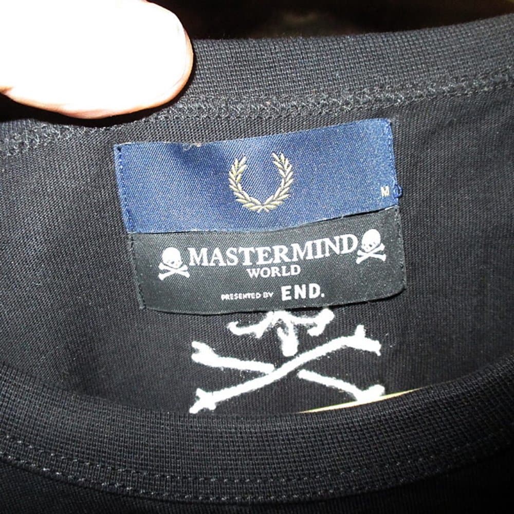 End X Mastermind World X Fred Perry T-Shirt - Thumbnail 3