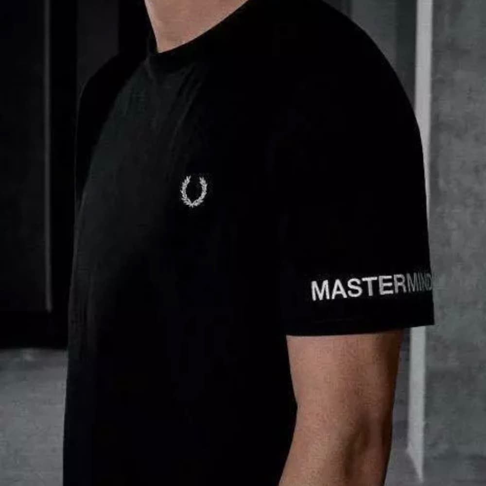 End X Mastermind World X Fred Perry T-Shirt - Thumbnail 2