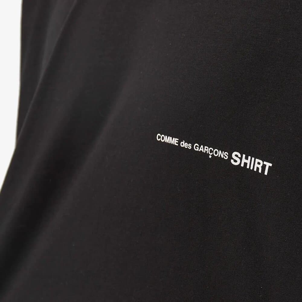 Comme Des Garçons Shirt logo-print T-shirt - Thumbnail 4