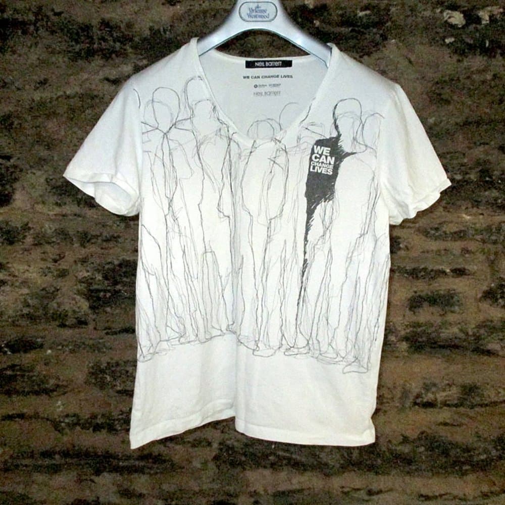 Neil Barrett We Can Change Lives tee - Thumbnail 6
