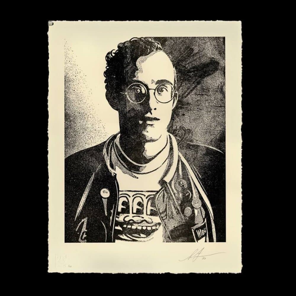OBEY Art Is For Everyone - Keith Haring by Shepard Fairey signed/numbered - Thumbnail 9