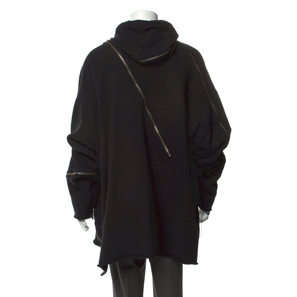 Kidill crew neck hoody with wrap around zip details. XL - Thumbnail 2