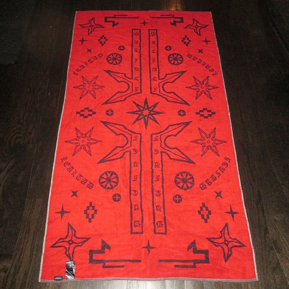 Marcelo Burlon County Of Milan Beach Towel - Thumbnail 3