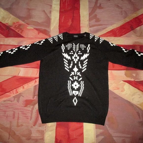 Marcelo Burlon Melimoyu Intarsia Wool Sweater - Thumbnail 9