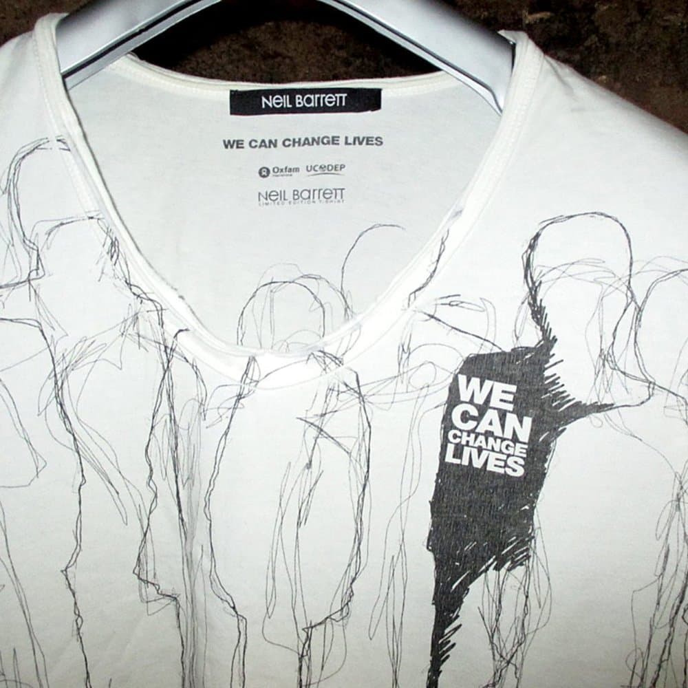 Neil Barrett We Can Change Lives tee - Thumbnail 2