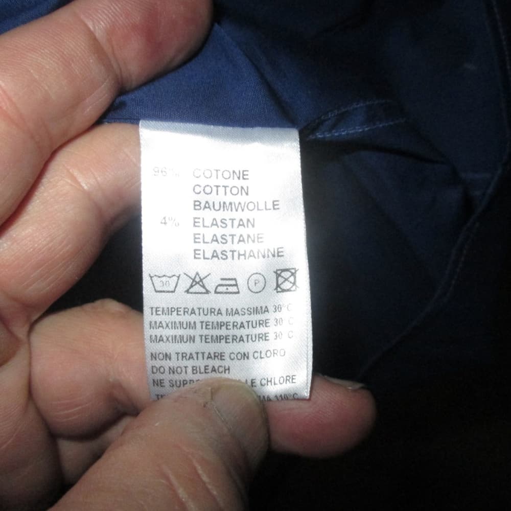 Les Hommes Blue Dress shirt - size 52 - Thumbnail 7