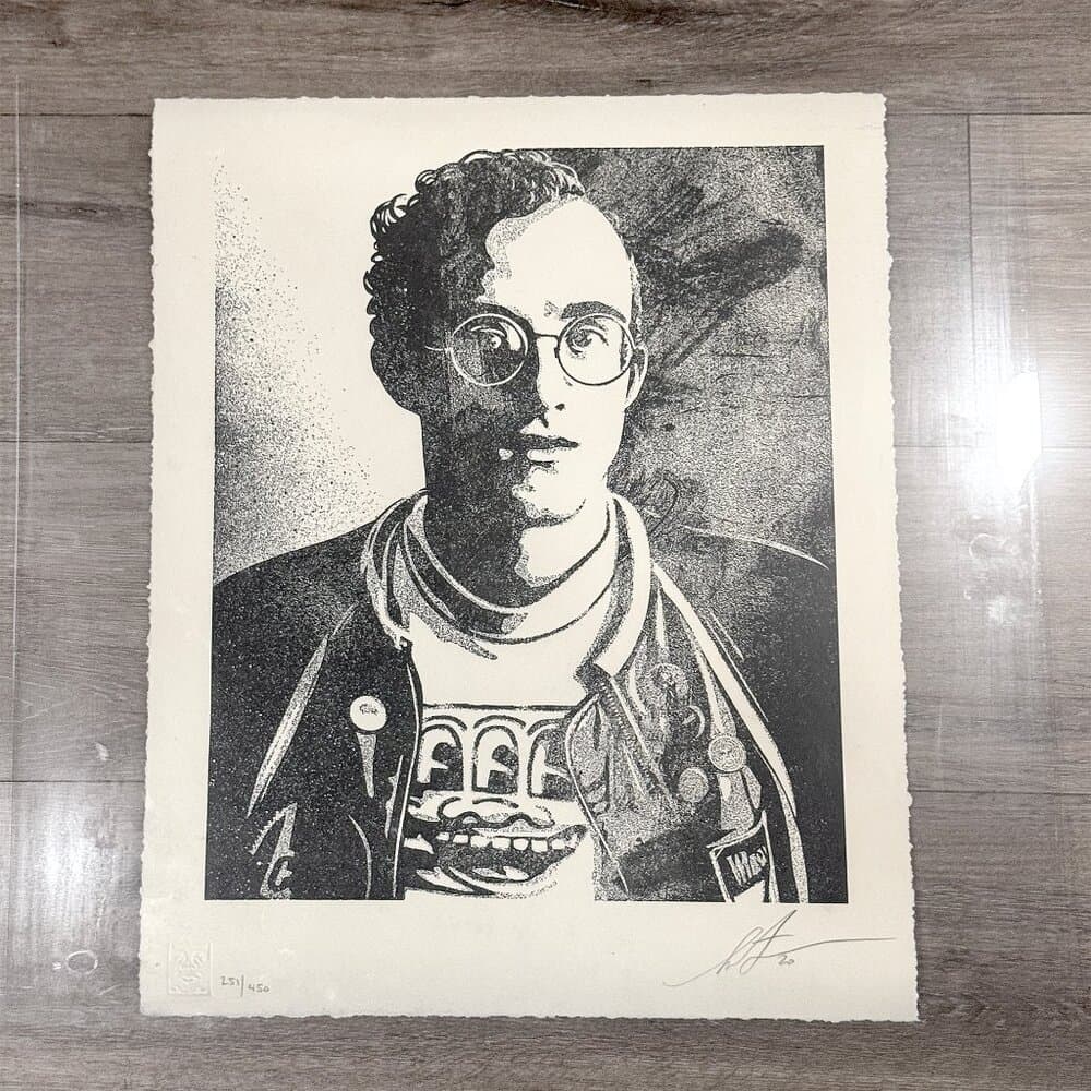 OBEY Art Is For Everyone - Keith Haring by Shepard Fairey signed/numbered - Thumbnail 2