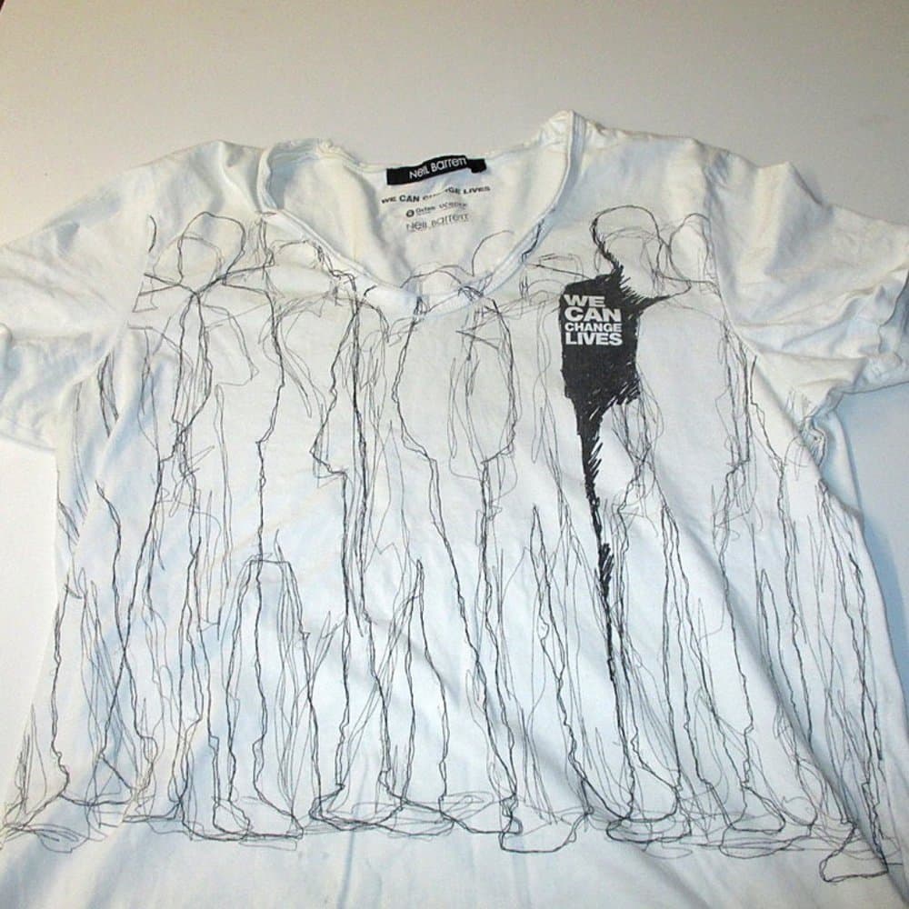 Neil Barrett We Can Change Lives tee