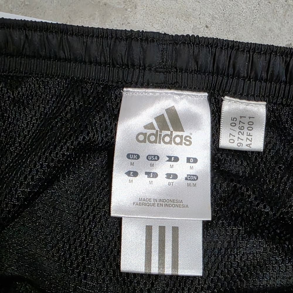 adidas Black Joggers with Blue Stripes - Thumbnail 2