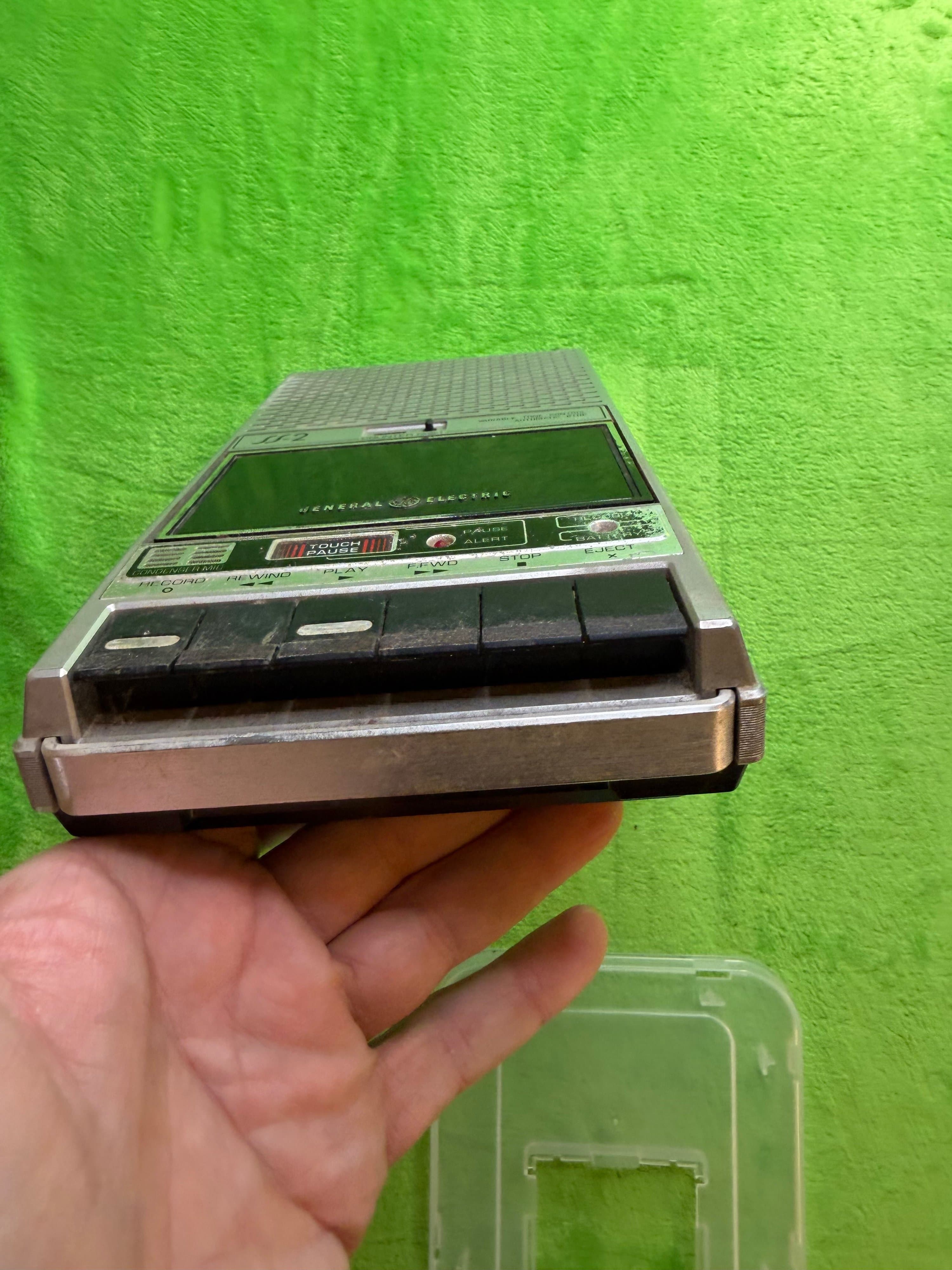 Vtg General Electric SS-2 Silhouette Cassette Recorder 3-5164A Works - Thumbnail 5